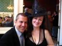 With RMC at Galatoireâ€™s wearing THE HAT 2004