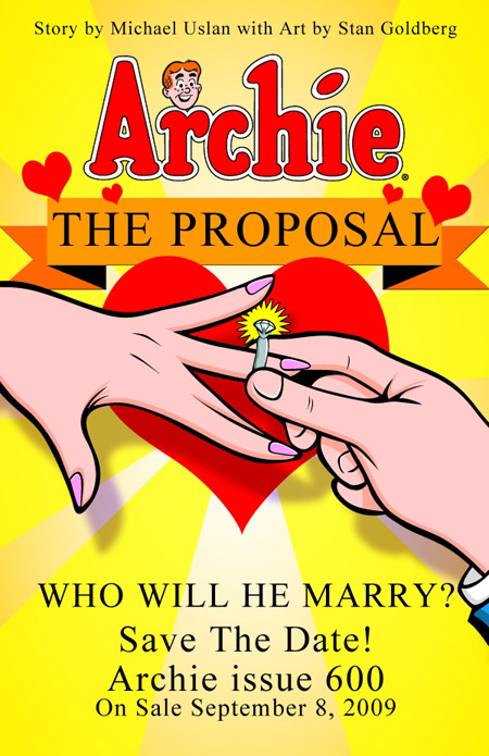 Archie finally pops the question - but who will be the poppee?