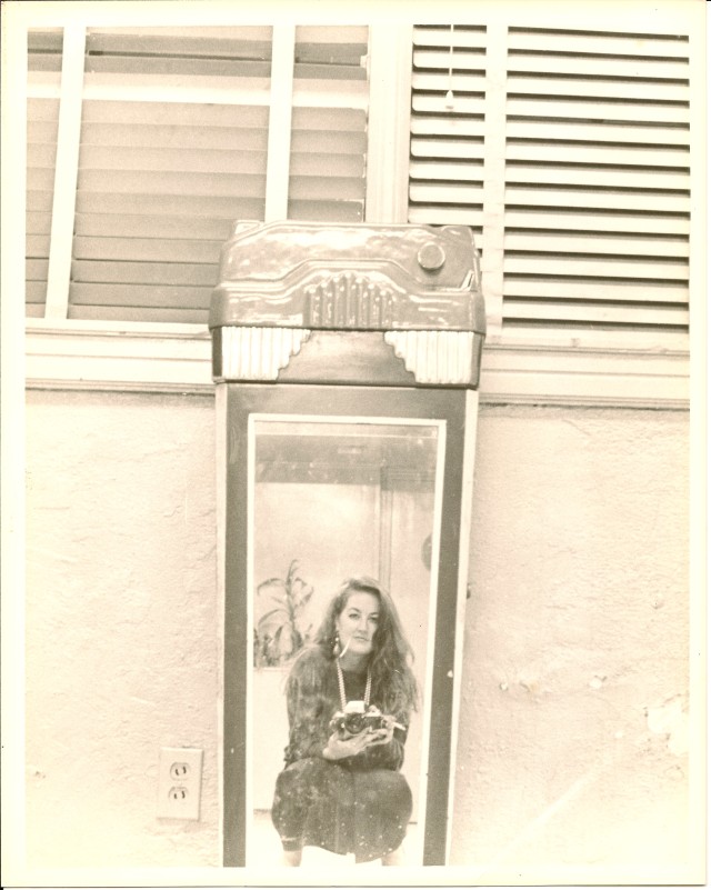 Alexandra Anderson Bower at the Greyhound Bus Station, Jackson, Mississippi, December 1986